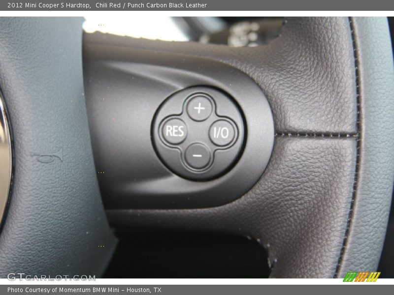 Chili Red / Punch Carbon Black Leather 2012 Mini Cooper S Hardtop