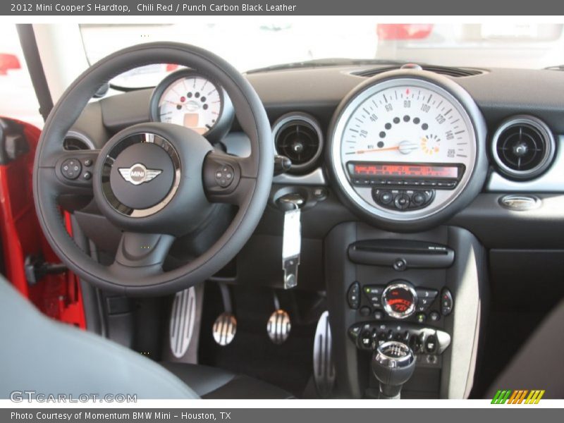 Dashboard of 2012 Cooper S Hardtop