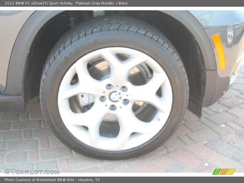 Platinum Gray Metallic / Black 2012 BMW X5 xDrive35i Sport Activity