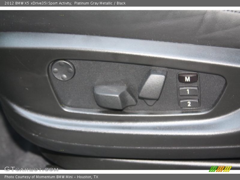 Platinum Gray Metallic / Black 2012 BMW X5 xDrive35i Sport Activity
