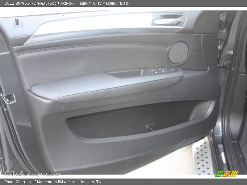 Platinum Gray Metallic / Black 2012 BMW X5 xDrive35i Sport Activity