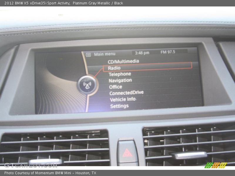 Platinum Gray Metallic / Black 2012 BMW X5 xDrive35i Sport Activity