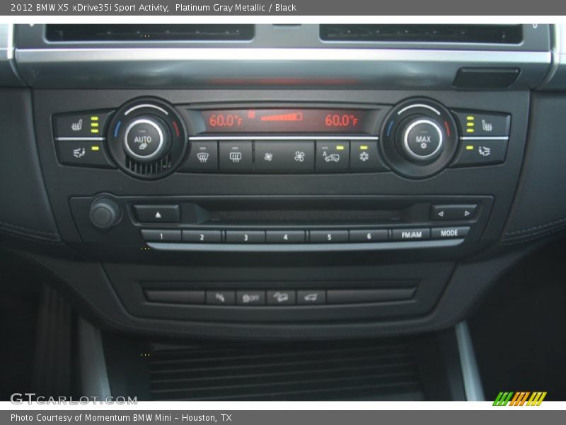 Platinum Gray Metallic / Black 2012 BMW X5 xDrive35i Sport Activity