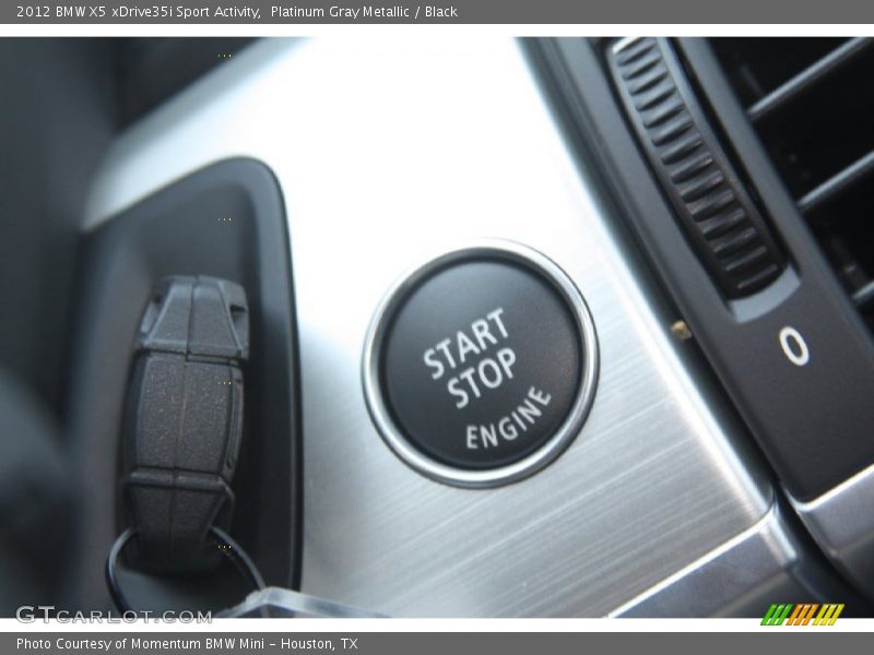 Platinum Gray Metallic / Black 2012 BMW X5 xDrive35i Sport Activity