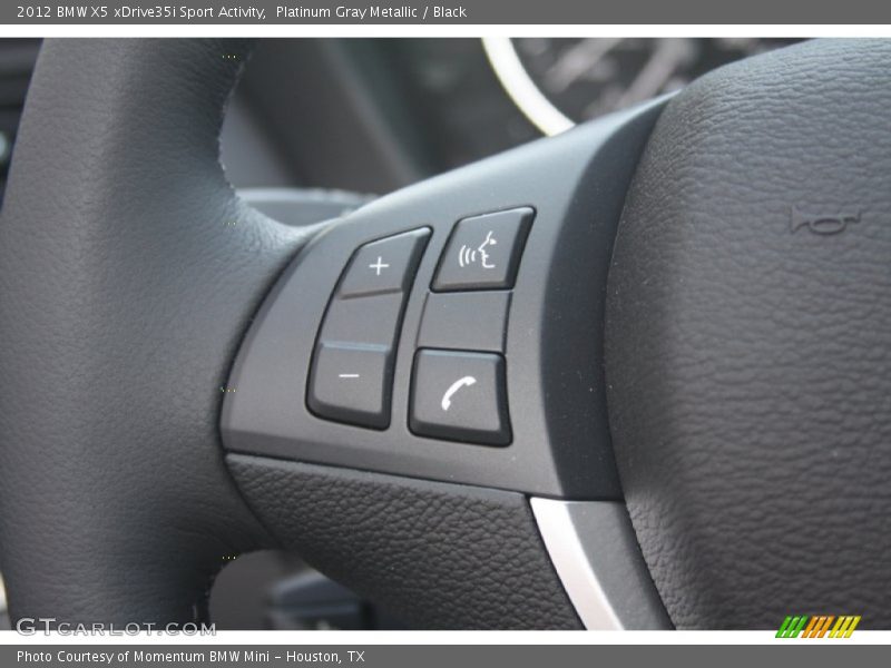 Platinum Gray Metallic / Black 2012 BMW X5 xDrive35i Sport Activity