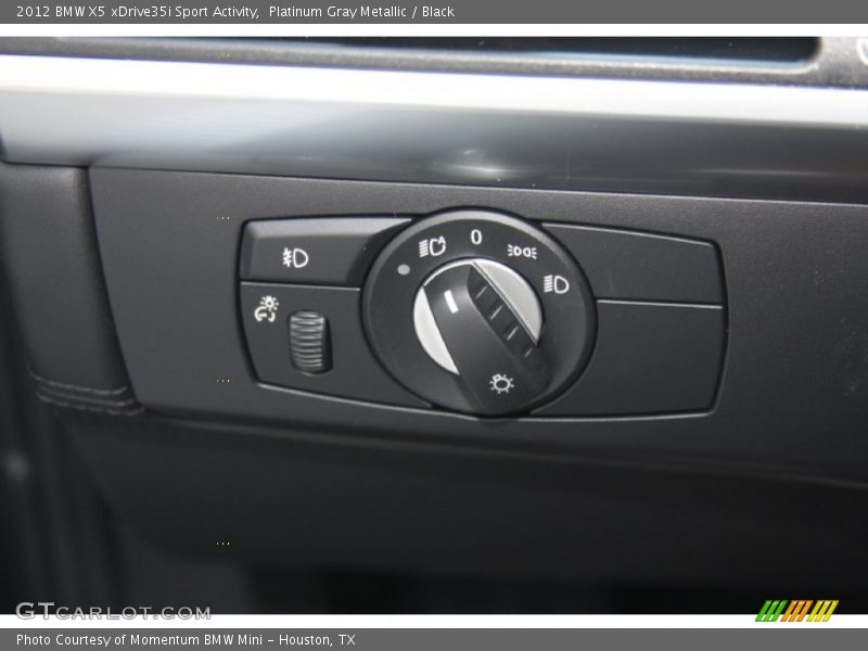 Platinum Gray Metallic / Black 2012 BMW X5 xDrive35i Sport Activity