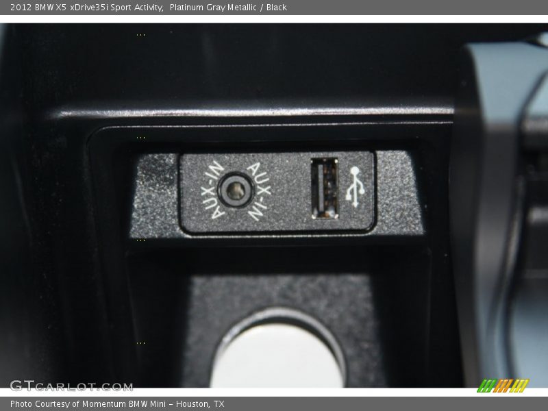 Platinum Gray Metallic / Black 2012 BMW X5 xDrive35i Sport Activity