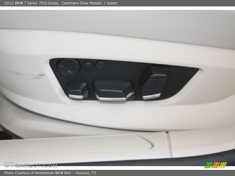 Cashmere Silver Metallic / Oyster 2012 BMW 7 Series 750i Sedan