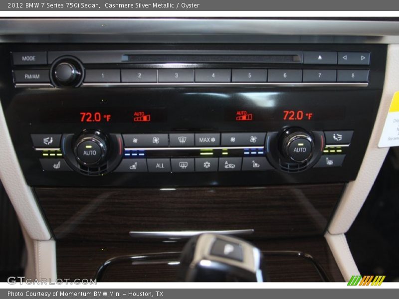 Cashmere Silver Metallic / Oyster 2012 BMW 7 Series 750i Sedan