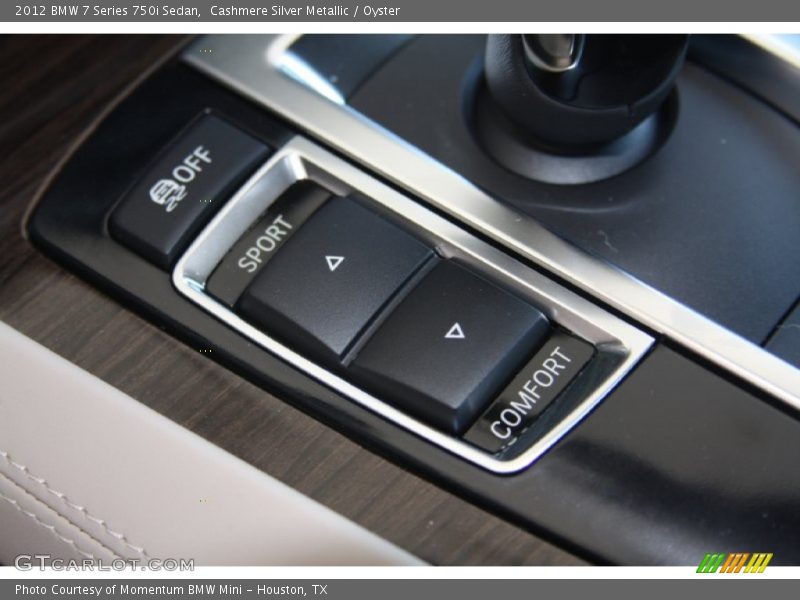 Cashmere Silver Metallic / Oyster 2012 BMW 7 Series 750i Sedan