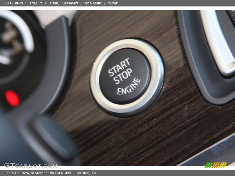 Cashmere Silver Metallic / Oyster 2012 BMW 7 Series 750i Sedan