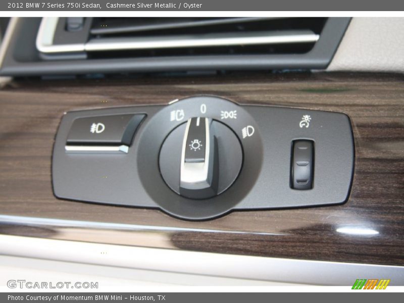 Cashmere Silver Metallic / Oyster 2012 BMW 7 Series 750i Sedan