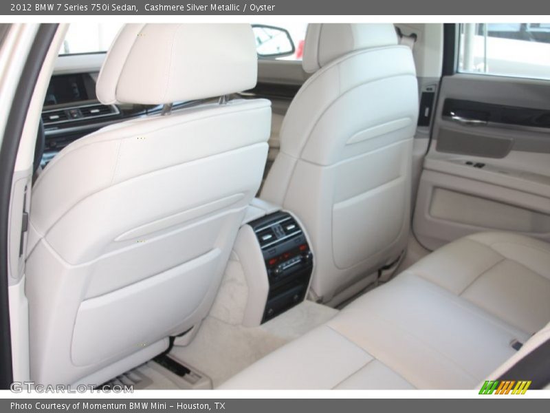 Cashmere Silver Metallic / Oyster 2012 BMW 7 Series 750i Sedan