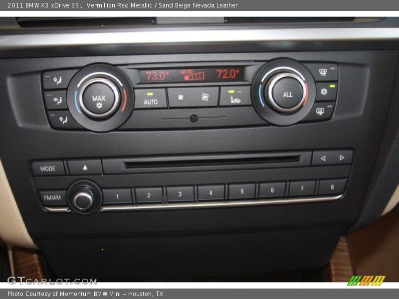 Controls of 2011 X3 xDrive 35i