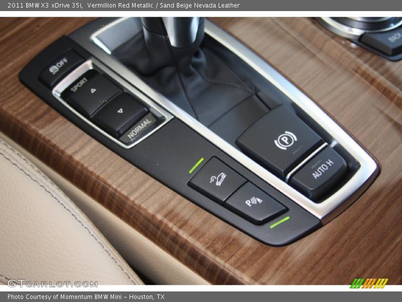 Vermillion Red Metallic / Sand Beige Nevada Leather 2011 BMW X3 xDrive 35i