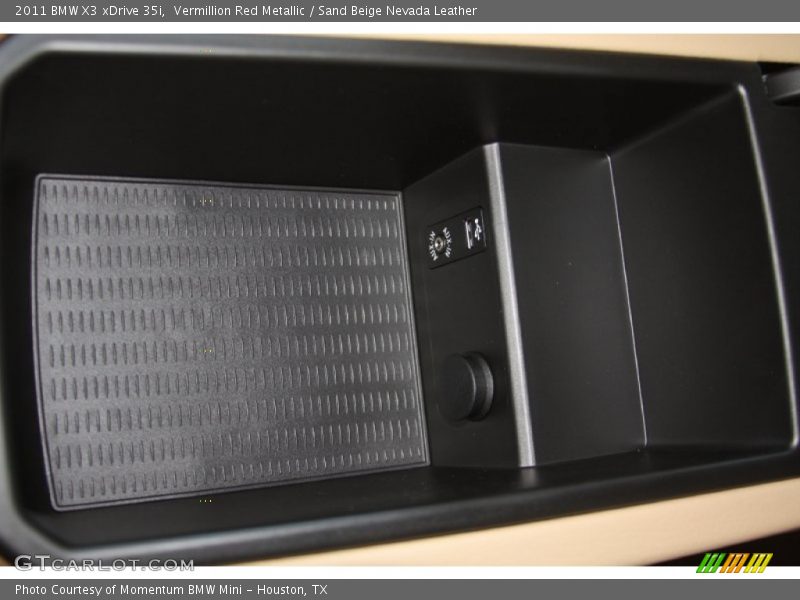 Vermillion Red Metallic / Sand Beige Nevada Leather 2011 BMW X3 xDrive 35i