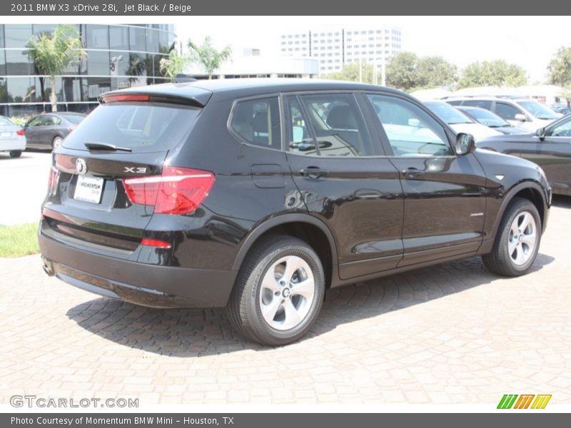 Jet Black / Beige 2011 BMW X3 xDrive 28i