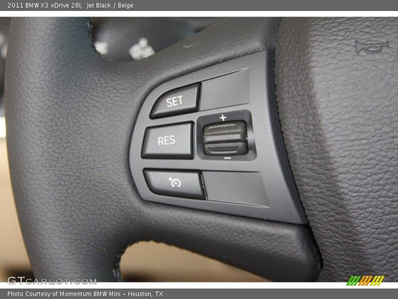 Jet Black / Beige 2011 BMW X3 xDrive 28i