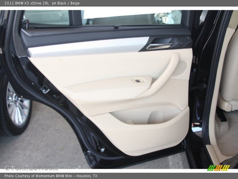 Jet Black / Beige 2011 BMW X3 xDrive 28i