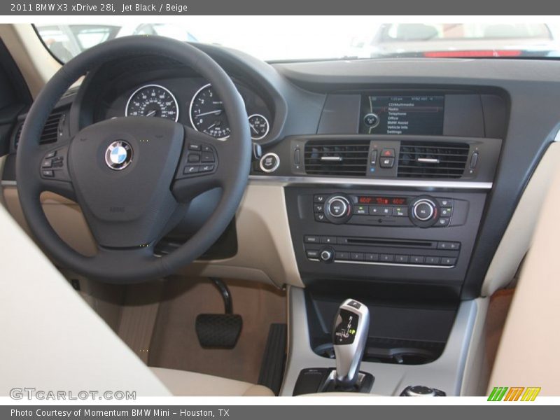 Jet Black / Beige 2011 BMW X3 xDrive 28i