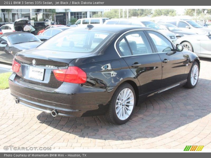 Jet Black / Black Dakota Leather 2011 BMW 3 Series 335i Sedan