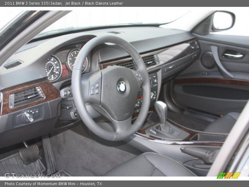 Jet Black / Black Dakota Leather 2011 BMW 3 Series 335i Sedan