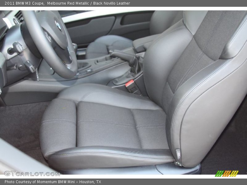 Melbourne Red Metallic / Black Novillo Leather 2011 BMW M3 Coupe