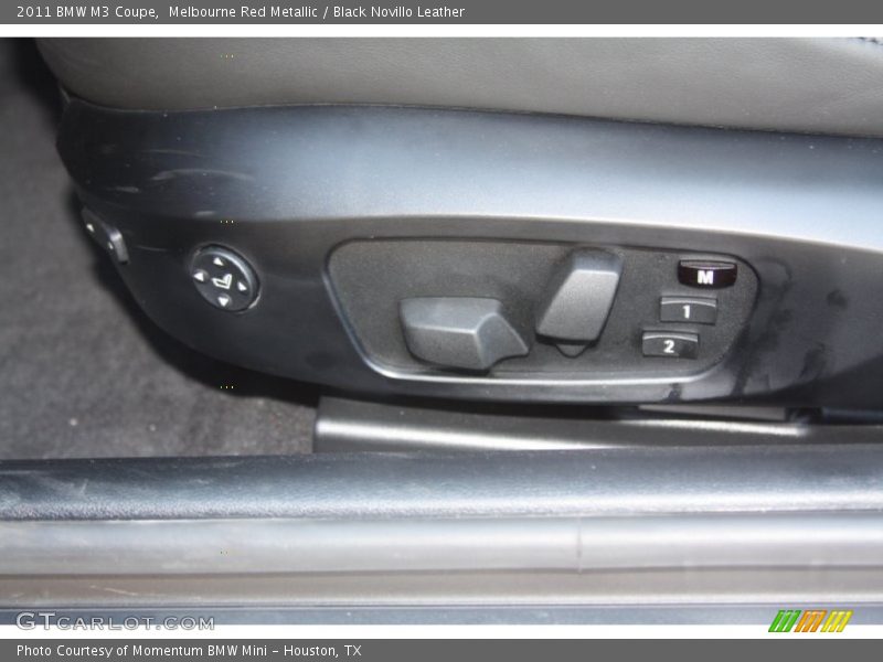 Melbourne Red Metallic / Black Novillo Leather 2011 BMW M3 Coupe