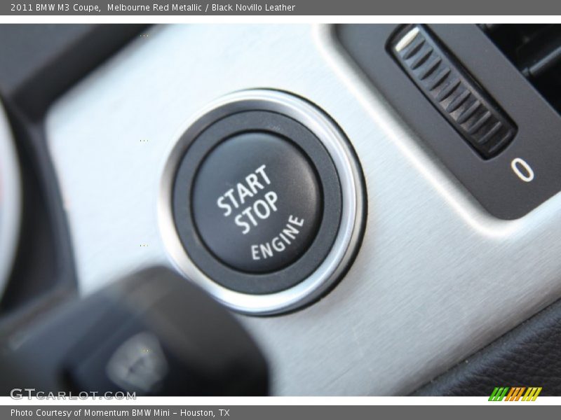 Melbourne Red Metallic / Black Novillo Leather 2011 BMW M3 Coupe
