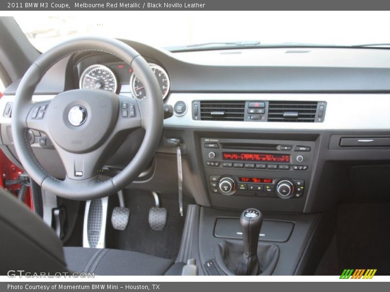 Melbourne Red Metallic / Black Novillo Leather 2011 BMW M3 Coupe