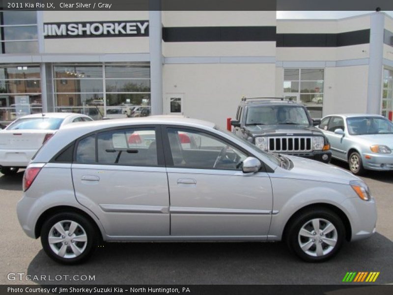 Clear Silver / Gray 2011 Kia Rio LX