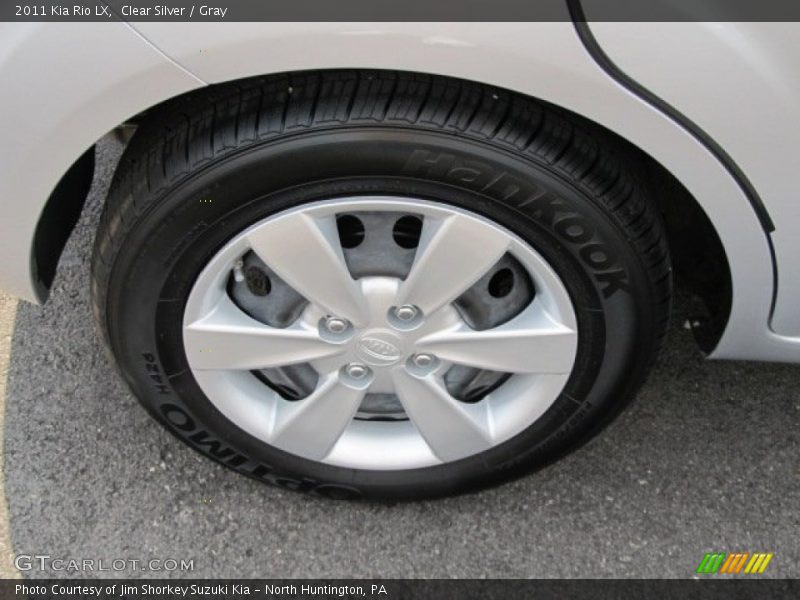 Clear Silver / Gray 2011 Kia Rio LX