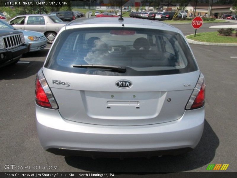 Clear Silver / Gray 2011 Kia Rio LX