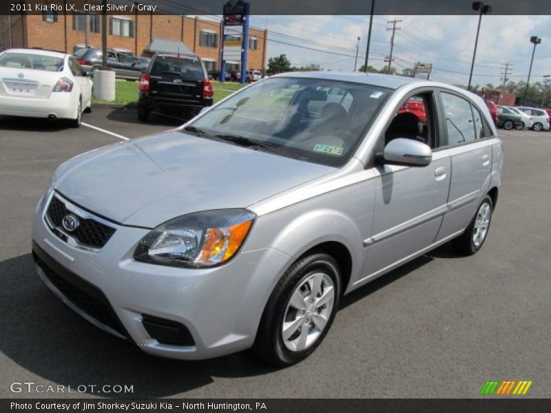 Clear Silver / Gray 2011 Kia Rio LX