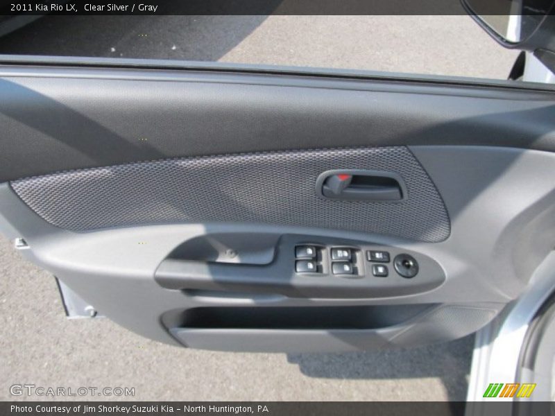 Clear Silver / Gray 2011 Kia Rio LX