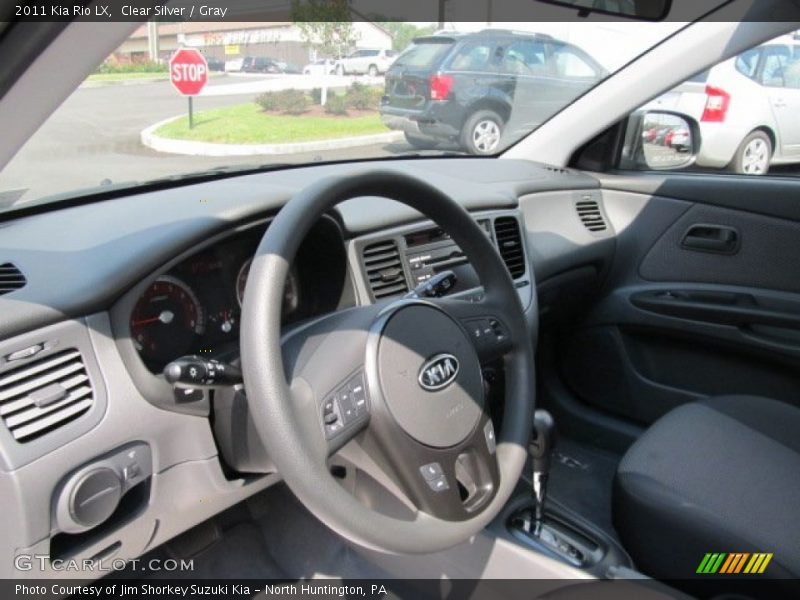 Clear Silver / Gray 2011 Kia Rio LX