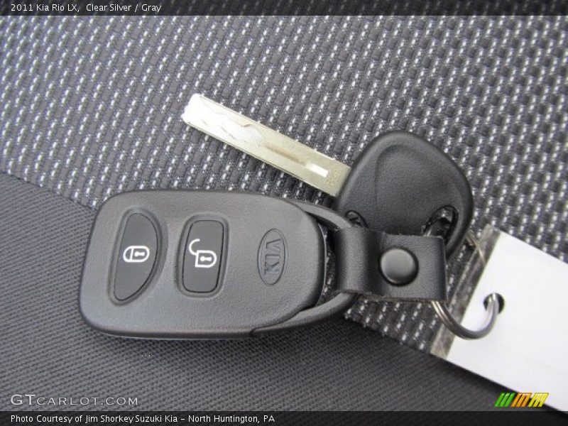 Clear Silver / Gray 2011 Kia Rio LX