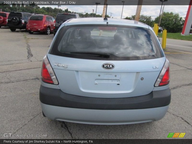 Polar Blue / Gray 2009 Kia Rio Rio5 LX Hatchback