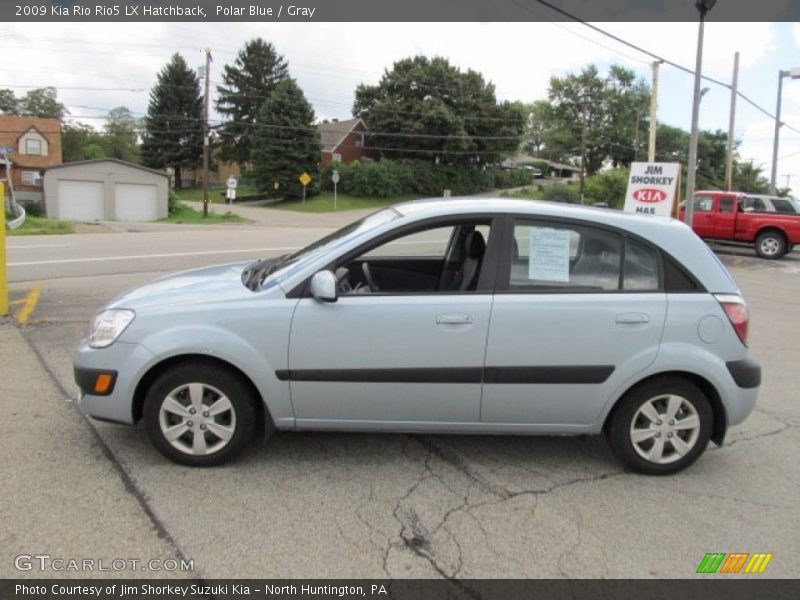 Polar Blue / Gray 2009 Kia Rio Rio5 LX Hatchback