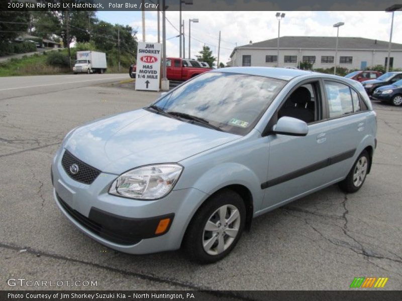 Polar Blue / Gray 2009 Kia Rio Rio5 LX Hatchback