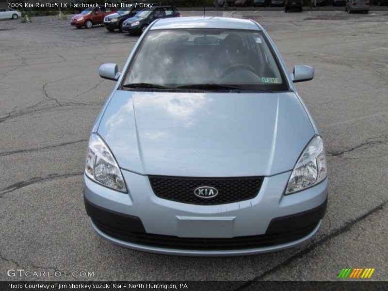 Polar Blue / Gray 2009 Kia Rio Rio5 LX Hatchback