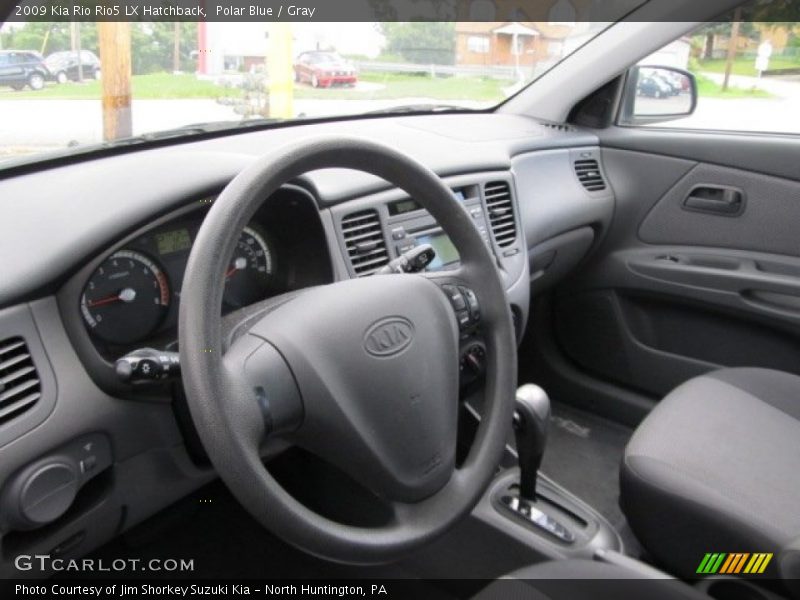 Polar Blue / Gray 2009 Kia Rio Rio5 LX Hatchback