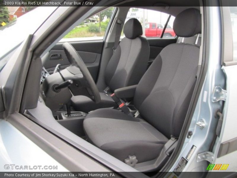 Polar Blue / Gray 2009 Kia Rio Rio5 LX Hatchback