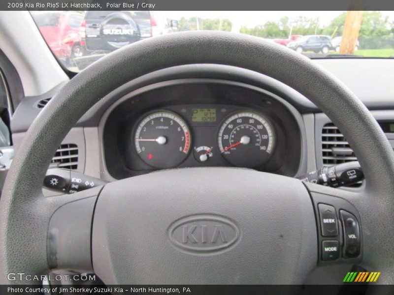 Polar Blue / Gray 2009 Kia Rio Rio5 LX Hatchback