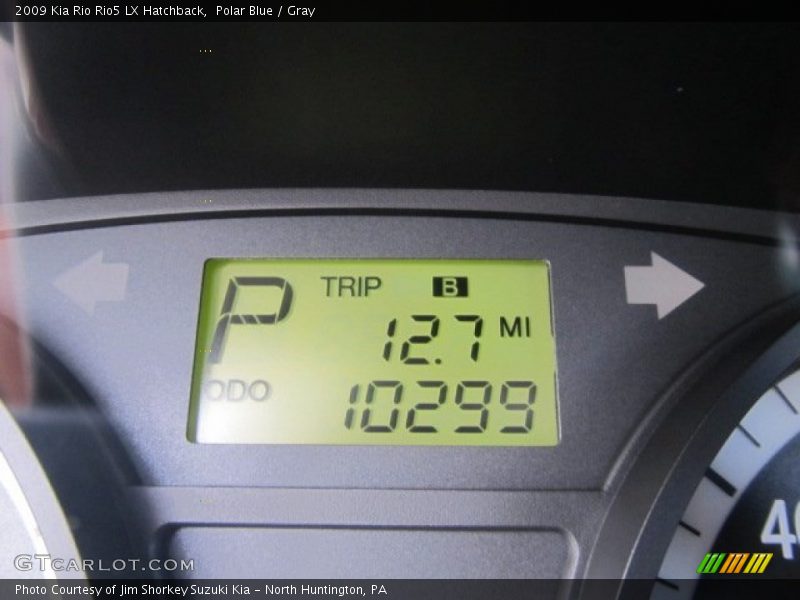 Polar Blue / Gray 2009 Kia Rio Rio5 LX Hatchback
