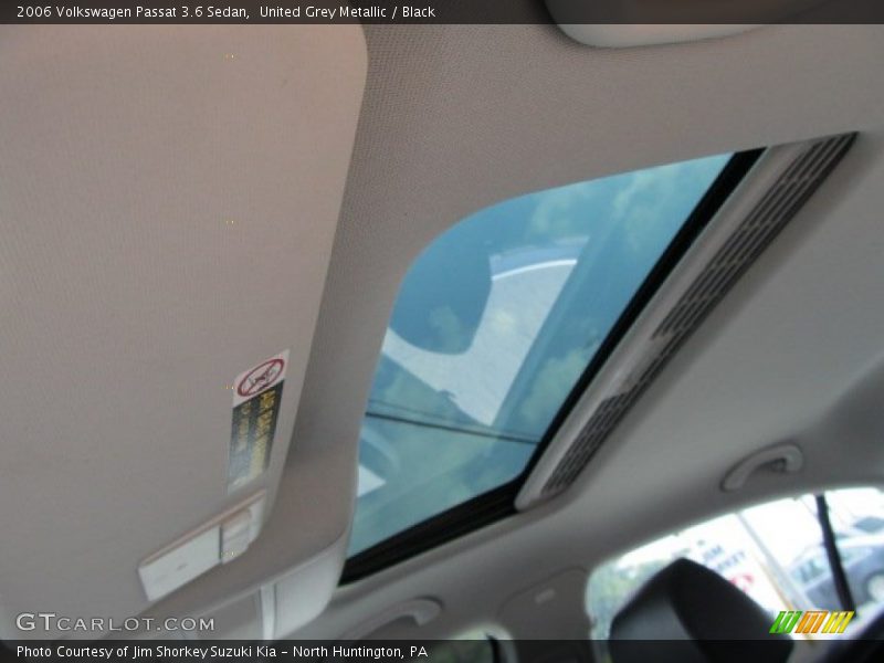 United Grey Metallic / Black 2006 Volkswagen Passat 3.6 Sedan