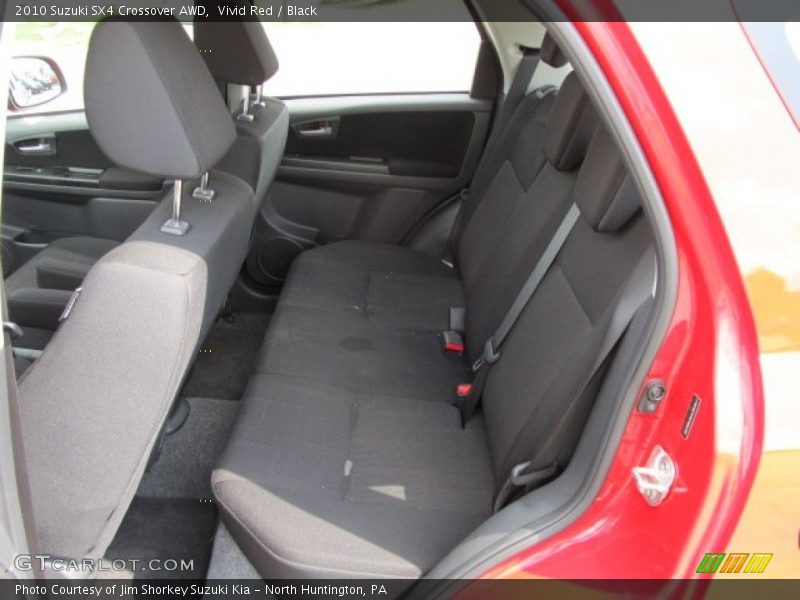 Vivid Red / Black 2010 Suzuki SX4 Crossover AWD