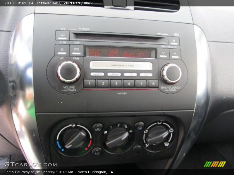 Vivid Red / Black 2010 Suzuki SX4 Crossover AWD