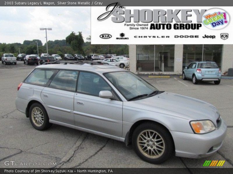 Silver Stone Metallic / Gray 2003 Subaru Legacy L Wagon