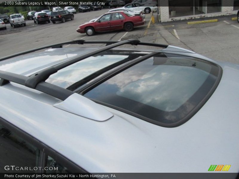 Silver Stone Metallic / Gray 2003 Subaru Legacy L Wagon